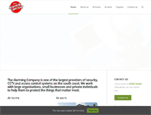Tablet Screenshot of alarming.co.uk
